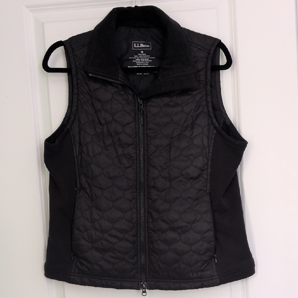L.L. Bean Women's Black Quilted Vest